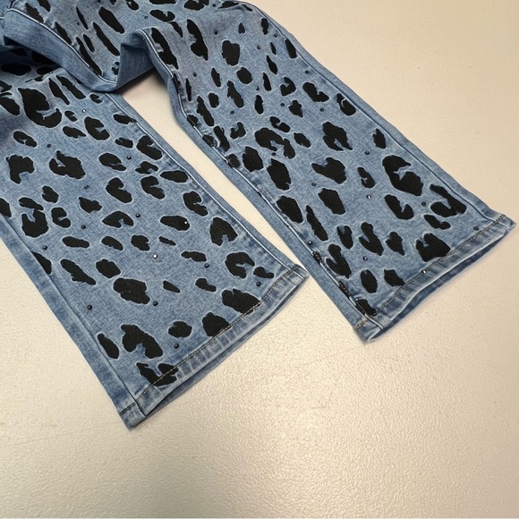 DG2 by Diane Gilman Signature Collection Embellished Straight-Leg Jean Size 12 - Picture 3 of 10